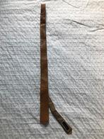 Leren stropdas vintage, orgineel Eighties, Kleding | Heren, Stropdassen, Ophalen of Verzenden, Bruin