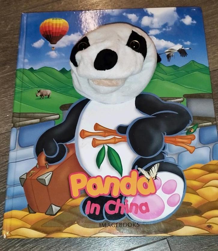 Panda in China - Uitklapboek met handpop!, Boeken, Kinderboeken | Baby's en Peuters, Gelezen, 3 tot 4 jaar, Uitklap-, Voel- of Ontdekboek