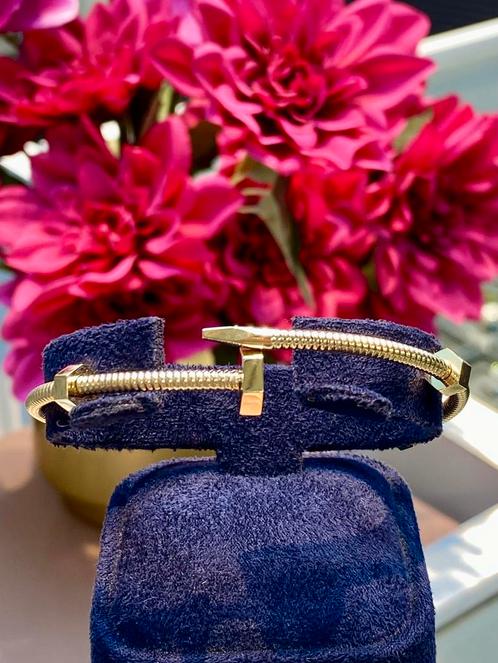 Gouden Spijker Armband 14k, Sieraden, Tassen en Uiterlijk, Armbanden, Nieuw, Goud, Ophalen of Verzenden