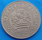 Penning Reader's Digest Association Limited (rond), Postzegels en Munten, Verzenden, Overige materialen, Buitenland