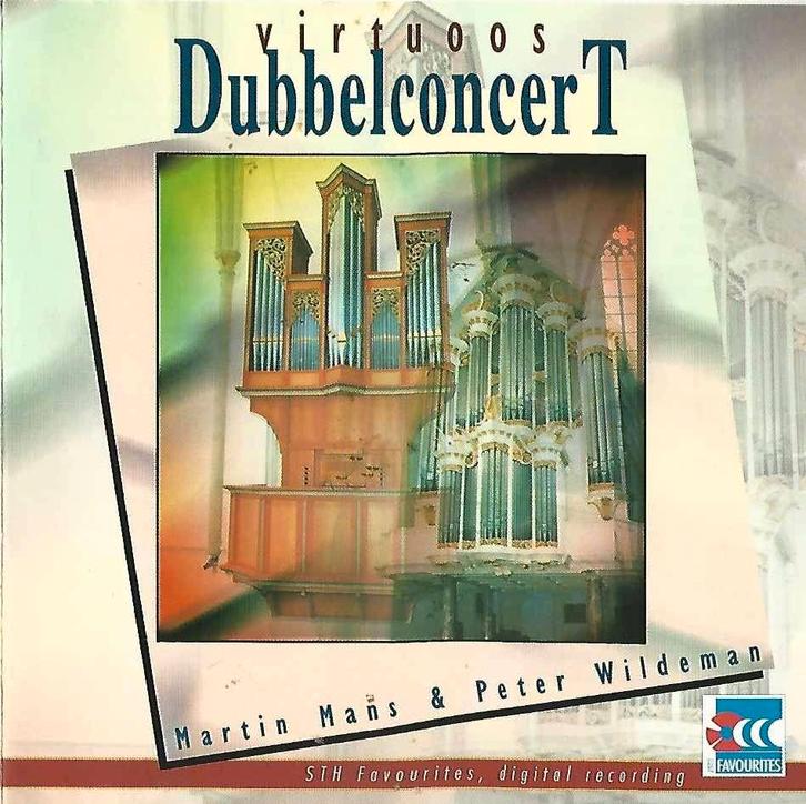 OrgelCD: Virtuoos dubbelconcert - Martin Mans en Peter Wilde, Cd's en Dvd's, Cd's | Religie en Gospel, Zo goed als nieuw, Koren of Klassiek