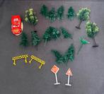Taart Decoratie Set - Hotwheels Auto, Bomen, Verkeersborden, Overige merken, 1:50 of kleiner, Auto, Nieuw