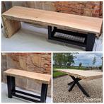 Tv meubel sidetable en eettafel met boomstam blad nieuw, Ophalen, Nieuw, 25 tot 50 cm, Minder dan 100 cm