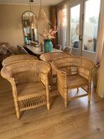 Set van 4 Mala Afrika stoelen/fauteuils, Ophalen of Verzenden, Zo goed als nieuw, Riet of Rotan, Vier