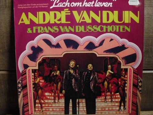 Andre van Duin & Frans van Dusschoten "Lach Om Het Leven" LP, Cd's en Dvd's, Vinyl | Nederlandstalig, Gebruikt, Levenslied of Smartlap