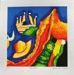 Zeefdruk Saskia Bremer - Top score, Antiek en Kunst, Verzenden