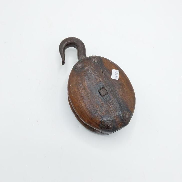 Oude Katrol (57077-21), Antiek en Kunst, Antiek | Gereedschap en Instrumenten, Ophalen of Verzenden