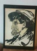 Kees van Dongen - zelfportret 1925 Authentic pochoir Ed. des, Antiek en Kunst, Kunst | Litho's en Zeefdrukken, Ophalen