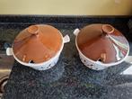 Diverse servies fris Edam bruin tinten, Ophalen of Verzenden