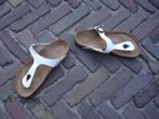 GRATIS VERZENDEN WITTE LAK GIZEH BIRKENSTOCKS MT 39, Slippers, Wit, Zo goed als nieuw, Verzenden