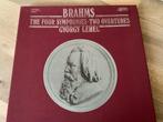 4 LPs Brahms - Four Symphonies - Two Overtures, Cd's en Dvd's, Verzenden, Romantiek, 12 inch, Kamermuziek