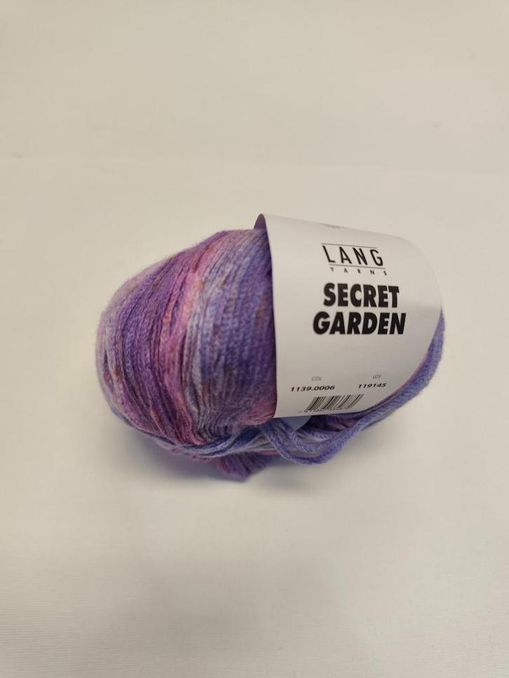 1 nieuwe bol Lang Yarns Secret Garden 1139.0006, Hobby en Vrije tijd, Breien en Haken, Nieuw, Breien of Haken, Wol of Garen, Ophalen of Verzenden