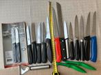 Messen rvs o.a. victorinox,rosle,zwilling,f.dick,schulte, Huis en Inrichting, Keuken | Bestek, Ophalen of Verzenden, Zo goed als nieuw
