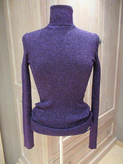 Nieuwe Dsquared2 trui in paarse lurex, mt M ( ook S ), Kleding | Dames, Truien en Vesten, Nieuw, Maat 38/40 (M), Paars, Verzenden