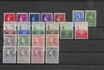 Nederland 1947-1951, NVPH D20 t/m D40, Gestempeld., Verzenden, Na 1940, Gestempeld