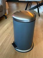 IKEA Mjösa 12L Afvalemmer met gebruikssporen, Ophalen, Gebruikt, Met pedaal, Rvs