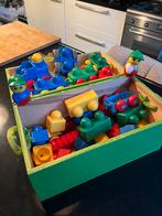 Soort duplo voor jonge kinderen in houten box, Ophalen of Verzenden, Zo goed als nieuw
