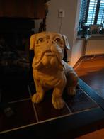 Houten Beeld Bulldog, Antiek en Kunst, Ophalen of Verzenden