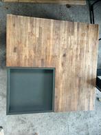 Acacia houten salontafel, Huis en Inrichting, Tafels | Salontafels, Ophalen, Gebruikt, 50 tot 100 cm, 50 tot 100 cm