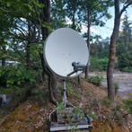 Schotelantenne met dubbele kop, Audio, Tv en Foto, Schotelantennes, Ophalen, Gebruikt, (Schotel)antenne, Humax