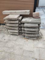 Gratis op te halen tegels 60x40x6cm, Tuin en Terras, Tegels en Klinkers, Ophalen, Gebruikt, Beton, Terrastegels