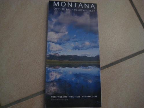 uitgebreide wegenkaart van Montana, Boeken, Atlassen en Landkaarten, Nieuw, Landkaart, Overige gebieden, 2000 tot heden, Verzenden
