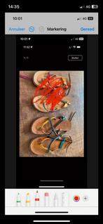 Mooie sandalen. Leren sandalen 37, Ophalen of Verzenden