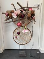 Kerststuk op metalenframe met amaryllis, Ophalen, Zo goed als nieuw