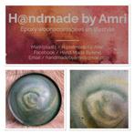 H@ndmade by Amri | Rond dienblad van epoxy | 32 cm, Huis en Inrichting, Woonaccessoires | Dienbladen, Ophalen of Verzenden, Nieuw