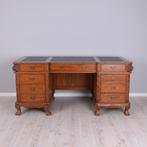 Mahoniehouten Koloniaal Bureau, Huis en Inrichting, Bureaus, Ophalen of Verzenden, Zo goed als nieuw