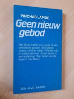 GEEN NIEUW GEBOD  Pinchas Lapide, Ophalen of Verzenden, Gelezen