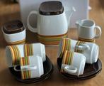 Vintage Theeservies Van Nelle Schirnding Bavaria 17 delig, Ophalen, Zo goed als nieuw, Overige stijlen, Porselein