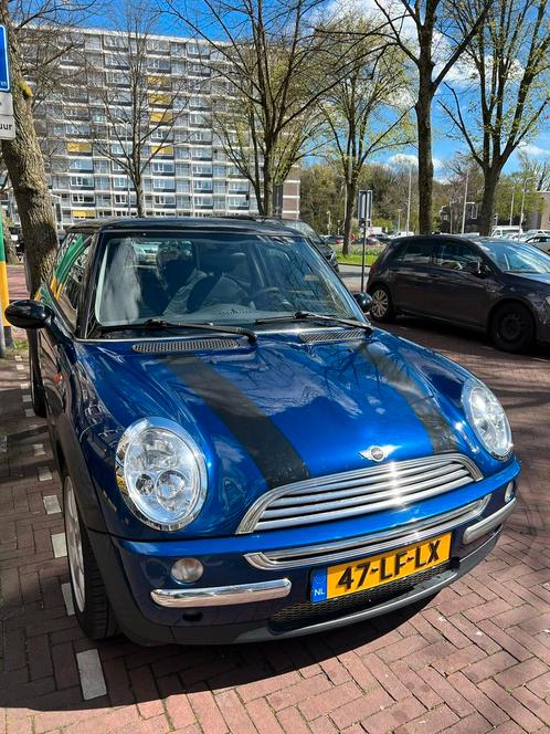 Mini 1.6 Cooper AUT 2002 Blauw, Auto's, Mini, Particulier, Benzine, E, Hatchback, Automaat, Origineel Nederlands, Blauw, Voorwielaandrijving
