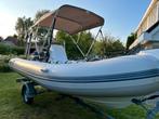 Luxe en goed onderhouden RIB 4.80 met 40pk Evinrude, Zo goed als nieuw, Benzine, Minder dan 70 pk, Overige materialen