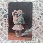 Antieke kaart kind met pop 1908 !!, Ophalen of Verzenden, Voor 1920, Kinderen