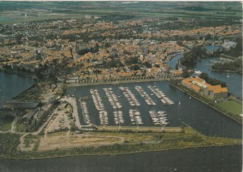 HOORN Panorama Luchtfoto, Verzamelen, Ansichtkaarten | Nederland, Ongelopen, Noord-Holland, 1980 tot heden, Verzenden