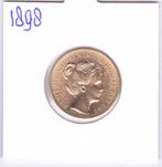 Schitterend gouden tientje 1898 Kroningsjaar voor 850 euro, Postzegels en Munten, Koningin Wilhelmina, Losse munt, 10 gulden, Goud