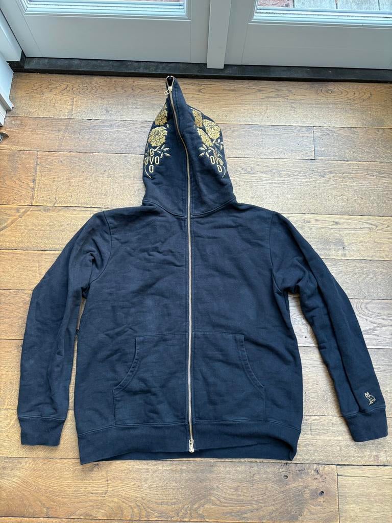 October's Very Own (OVO) Marigold Full Zip Hoodie L, Zwart, Ophalen of Verzenden, Zo goed als nieuw, Maat 52/54 (L)