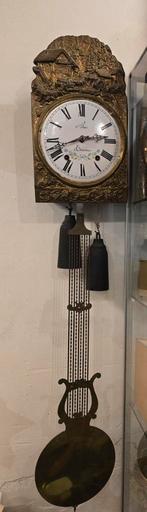Antieke comtoise harp klok oude wandklok, Ophalen