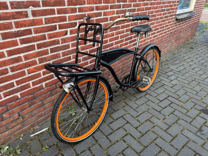 Stoere Johnny Loco Beachcruiser, Fietsen en Brommers, Fietsen | Cruisers en Lowriders, Gebruikt, Staal, 51 tot 55 cm, Ophalen