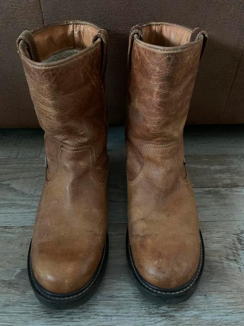 Wagooner leren outdoorlarzen mt.41, Kleding | Heren, Schoenen, Zo goed als nieuw, Boots, Bruin, Ophalen of Verzenden
