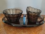 Leerdam koffie setje, Huis en Inrichting, Ophalen of Verzenden, Zo goed als nieuw, Rond