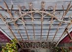 Antiek tuinhek tuinpoort sierhekwerk hekwerk gietijzer 99-12, Tuin en Terras, Ophalen, ., Zo goed als nieuw, .