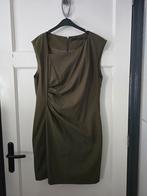 Mooie mosgroene jurk Steps maat 44, Kleding | Dames, Jurken, Maat 42/44 (L), Ophalen of Verzenden, Zo goed als nieuw, Knielengte