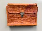 Vintage etui tas, Ophalen of Verzenden, Gebruikt, Bruin, Overige typen