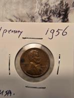 1956 USA Penny, Ophalen of Verzenden, Noord-Amerika, Losse munt