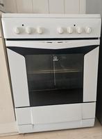 Indesit keramisch fornuis met oven - werkt perfect, Witgoed en Apparatuur, Ophalen, Gebruikt, Keramisch, 4 kookzones