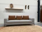 Nieuw Design on Stock Aikon Lounge 4 zits Bank Grijs stof, Huis en Inrichting, Ophalen of Verzenden, Rechte bank, Stof, Vierpersoons of meer