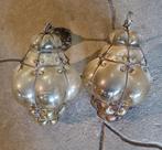 Antieke Venetiaans glazen bollusters plafondlamp, Huis en Inrichting, Lampen | Plafondlampen, Ophalen, X, Glas, X