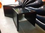 2 Horn design jaren 70 zwart kunststof bijzet tafels retro, Huis en Inrichting, Horn Baydur, Gebruikt, ?, ?